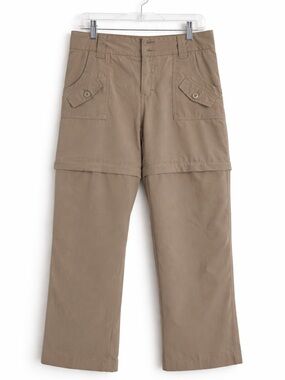 Rugged Exposure Convertible Cargo Pants/ Shorts Khaki- Outdoor Hiking- Size:6